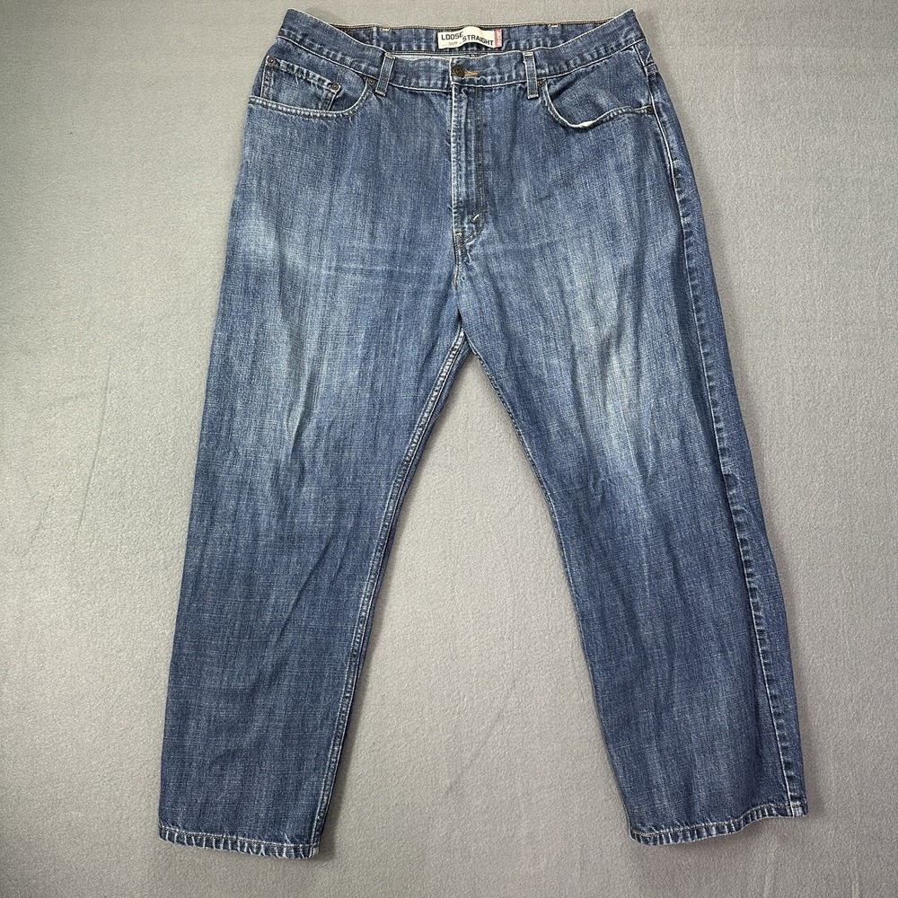 Levi 569 Jeans Men's 38x30 ( Fit 38x29 ) Loose Straight Fit Comfort Medium Wash‎